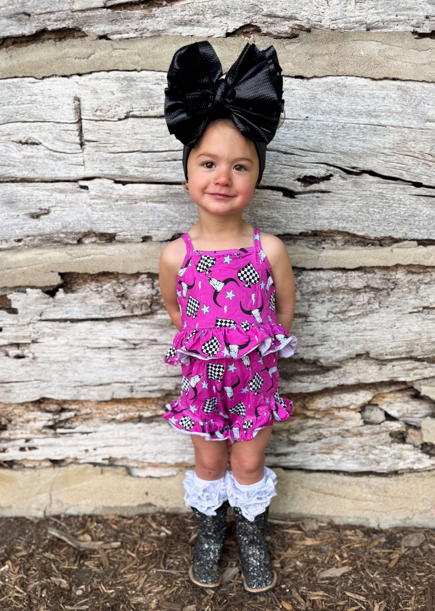 Newborn Steerhead Ruffle Set (FINAL SALE)