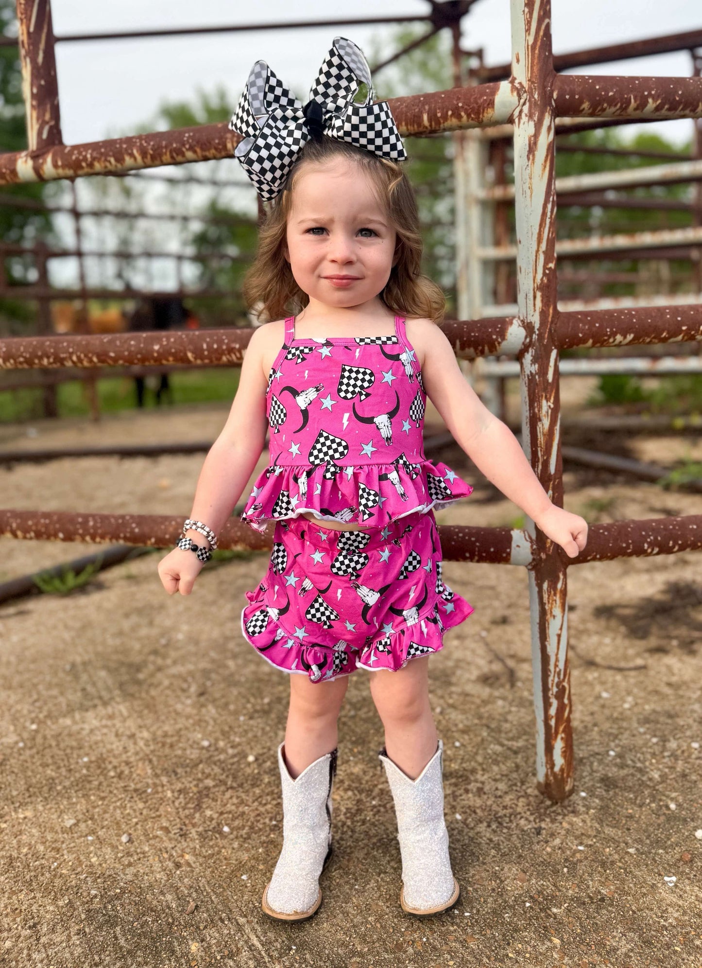 Newborn Steerhead Ruffle Set (FINAL SALE)