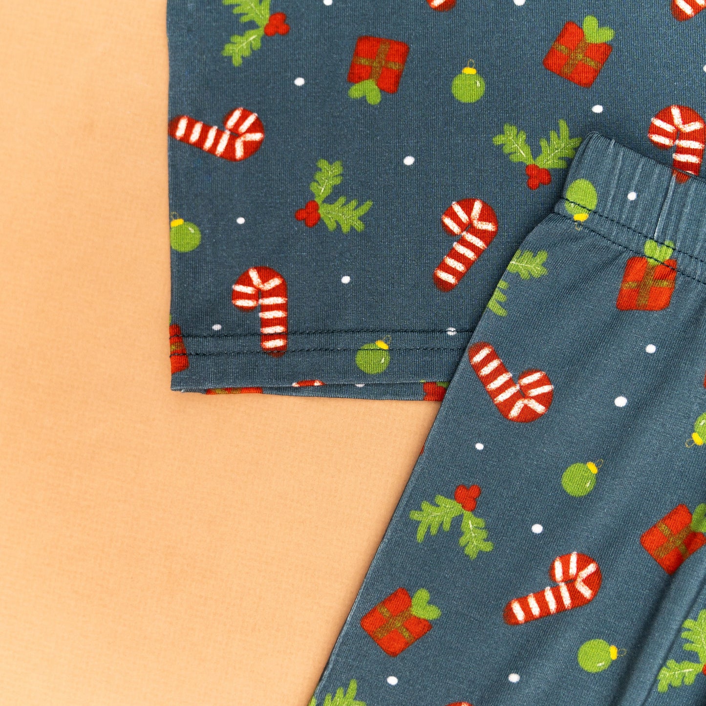 SALE: Holiday Long Sleeve Bamboo Sleep Set