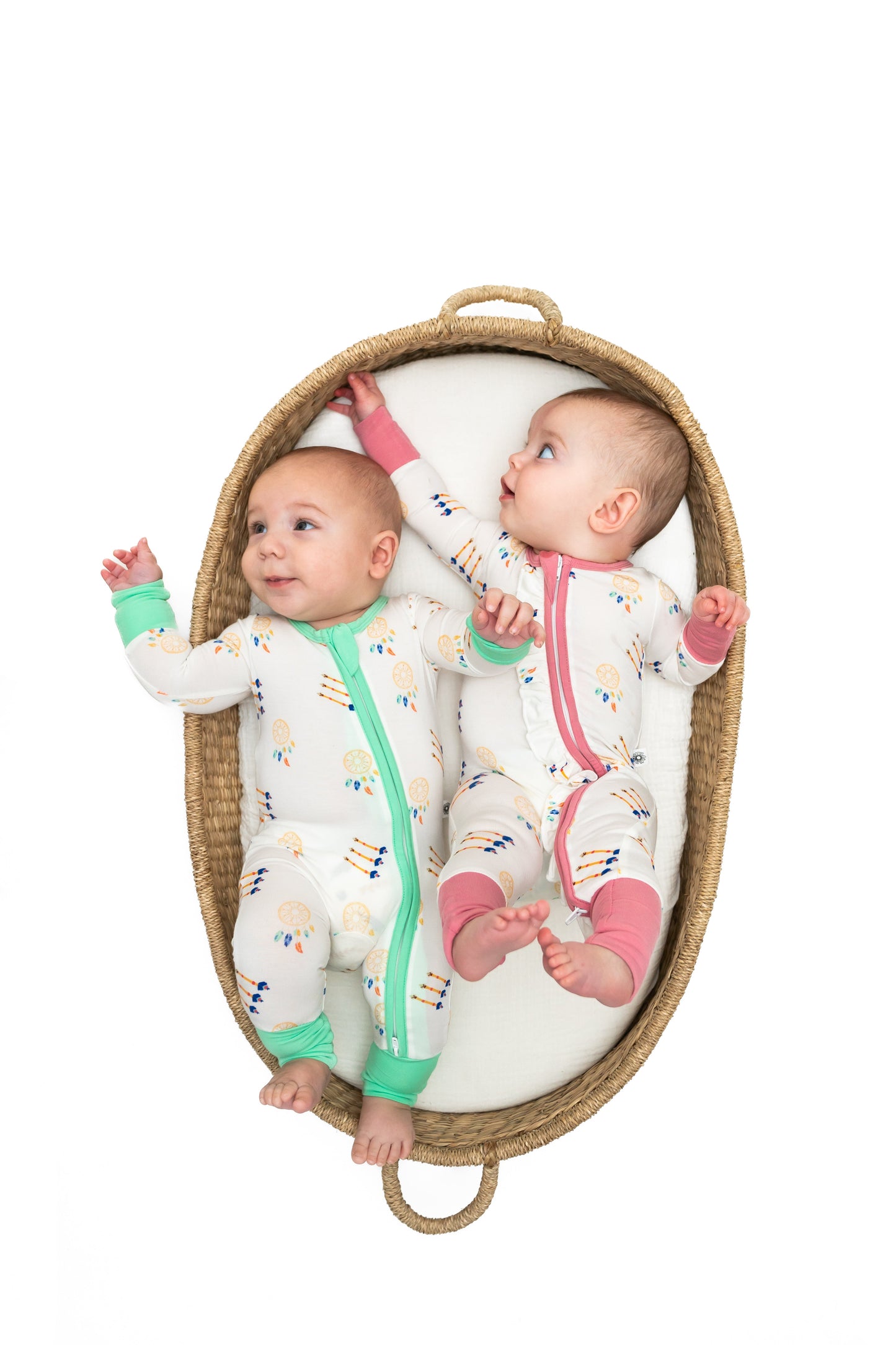 SALE: Dreamcatcher Pink Bamboo Onesie