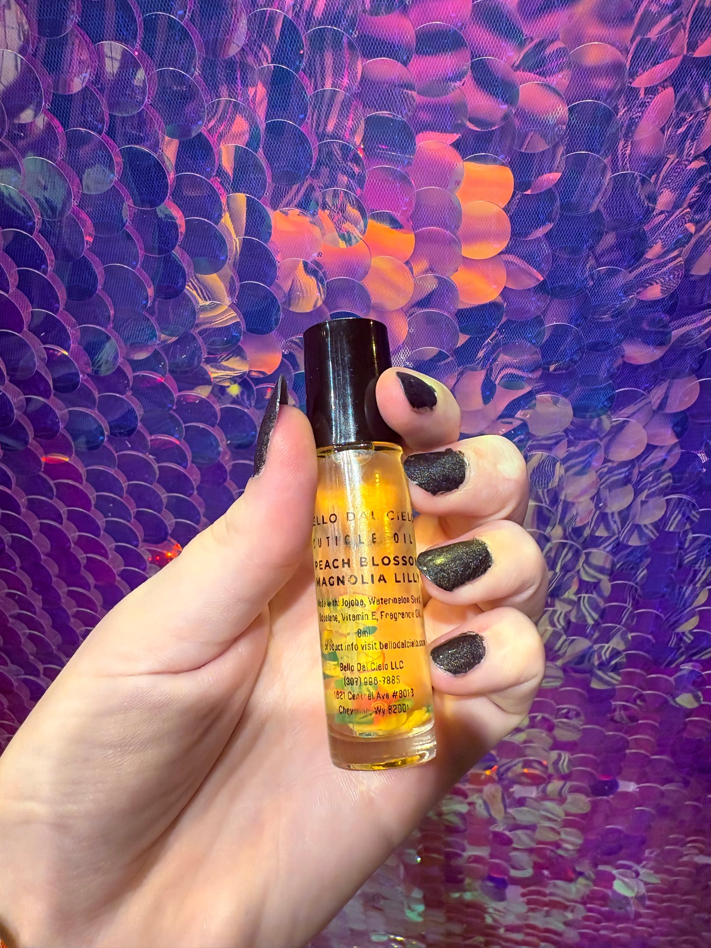 Bello Dal Cielo Cuticle Oil- Peach Blossom Magnolia Lilly