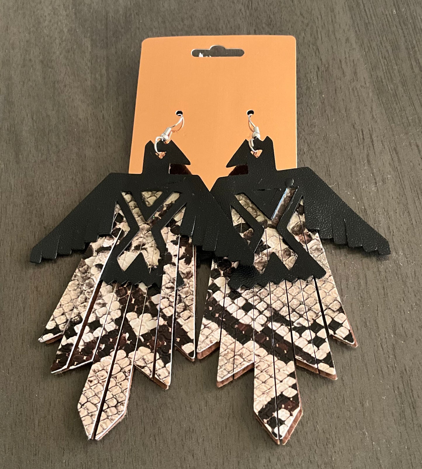 Thunderbirds- Matte Black and Snakeprint