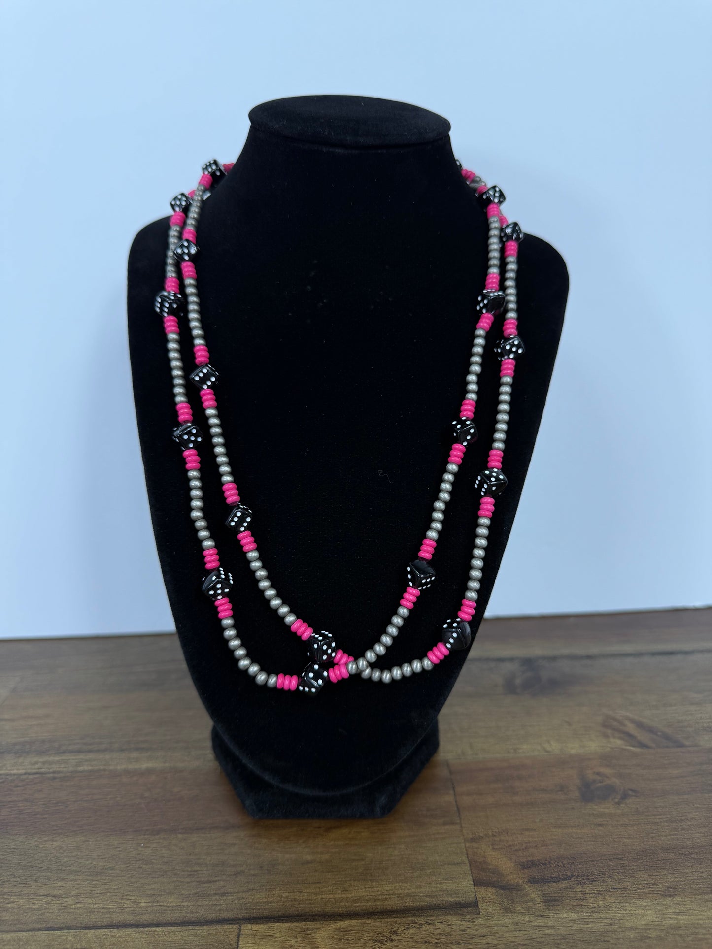 Roll The Dice Necklace (3 colors) (FINAL SALE)
