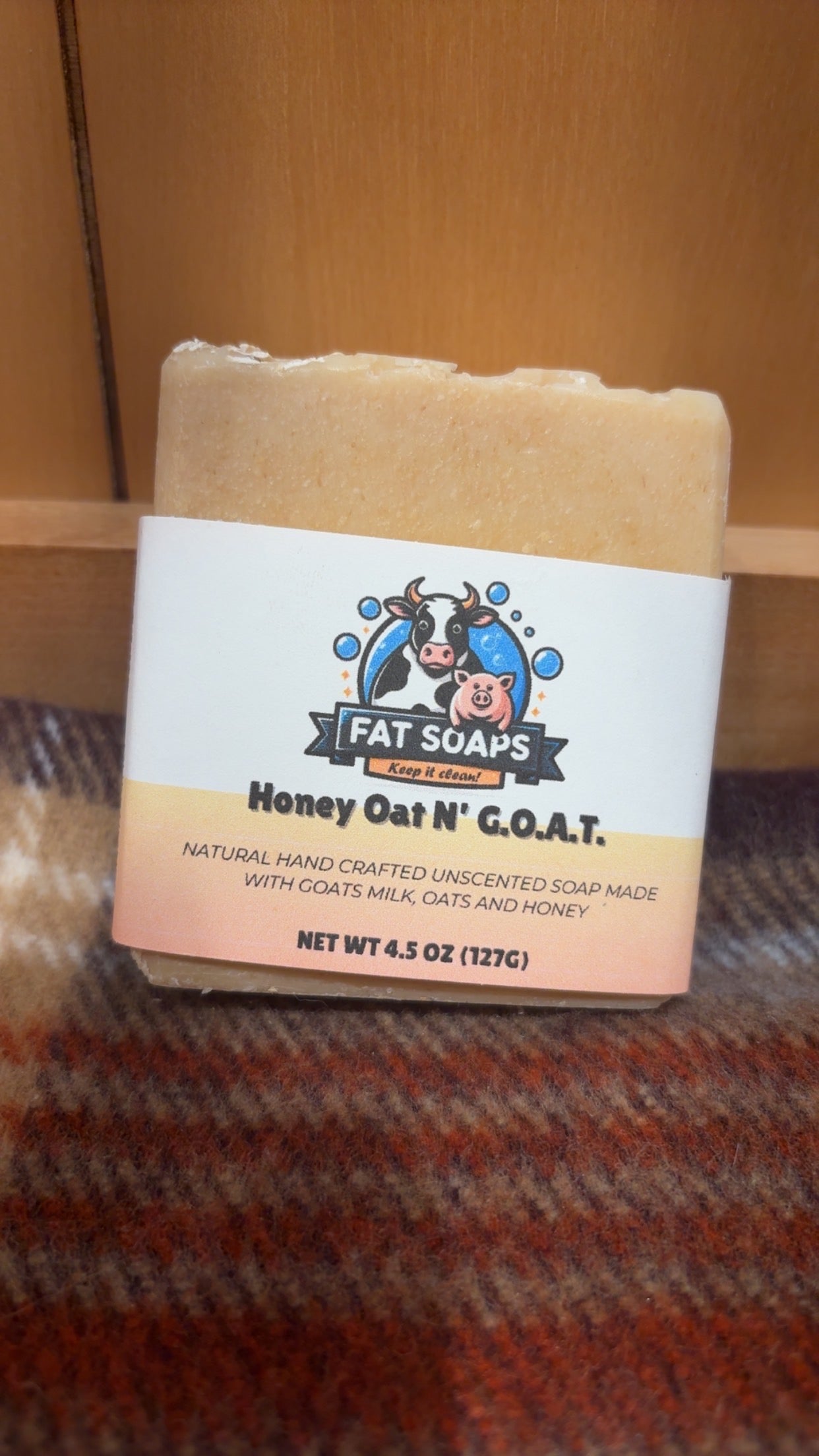 Honey Oat N' G.O.A.T. Tallow Soap Bar