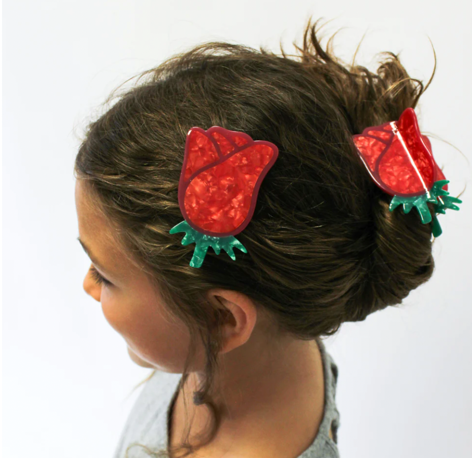 Rose Claw Clip