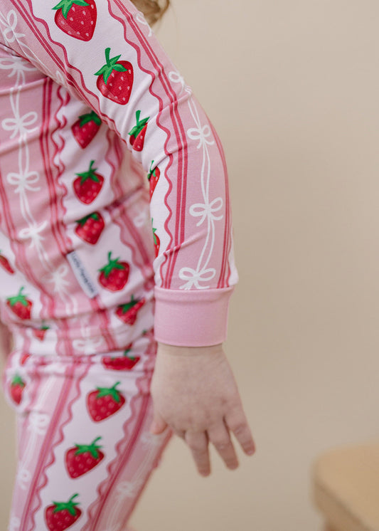 Bamboo Two Piece Set | Strawberry