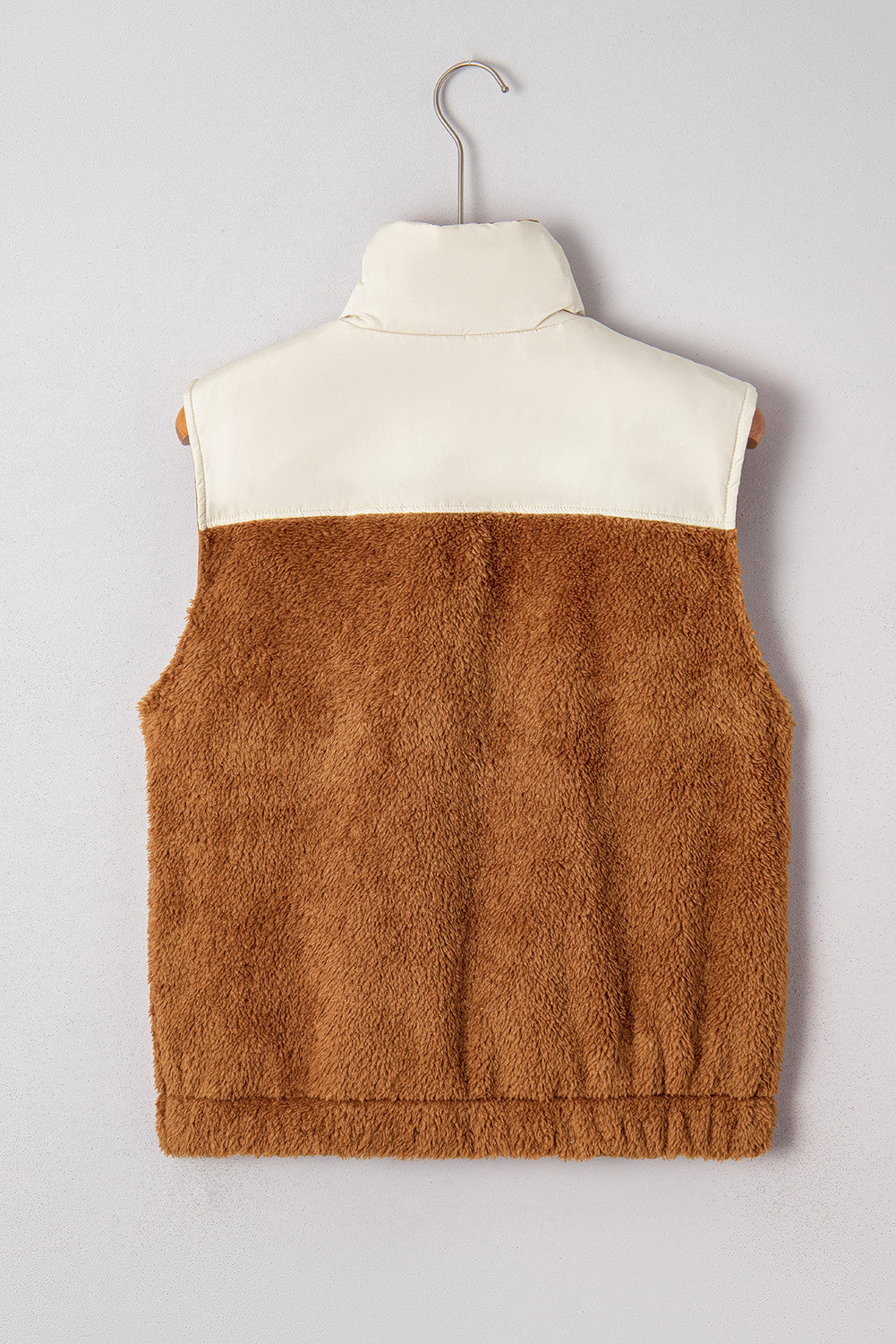 Colorblock Plush Vest FB