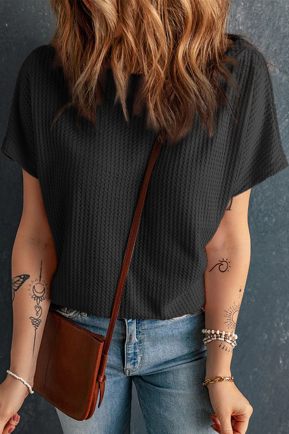 WNW Waffle Knit Top FB