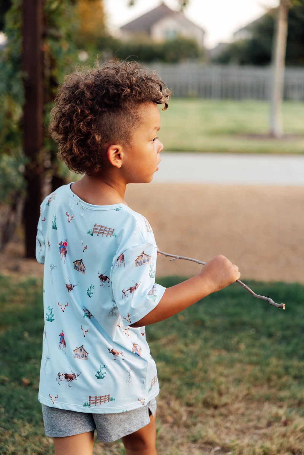Boys Ranch Hand S/S Pocket Tee