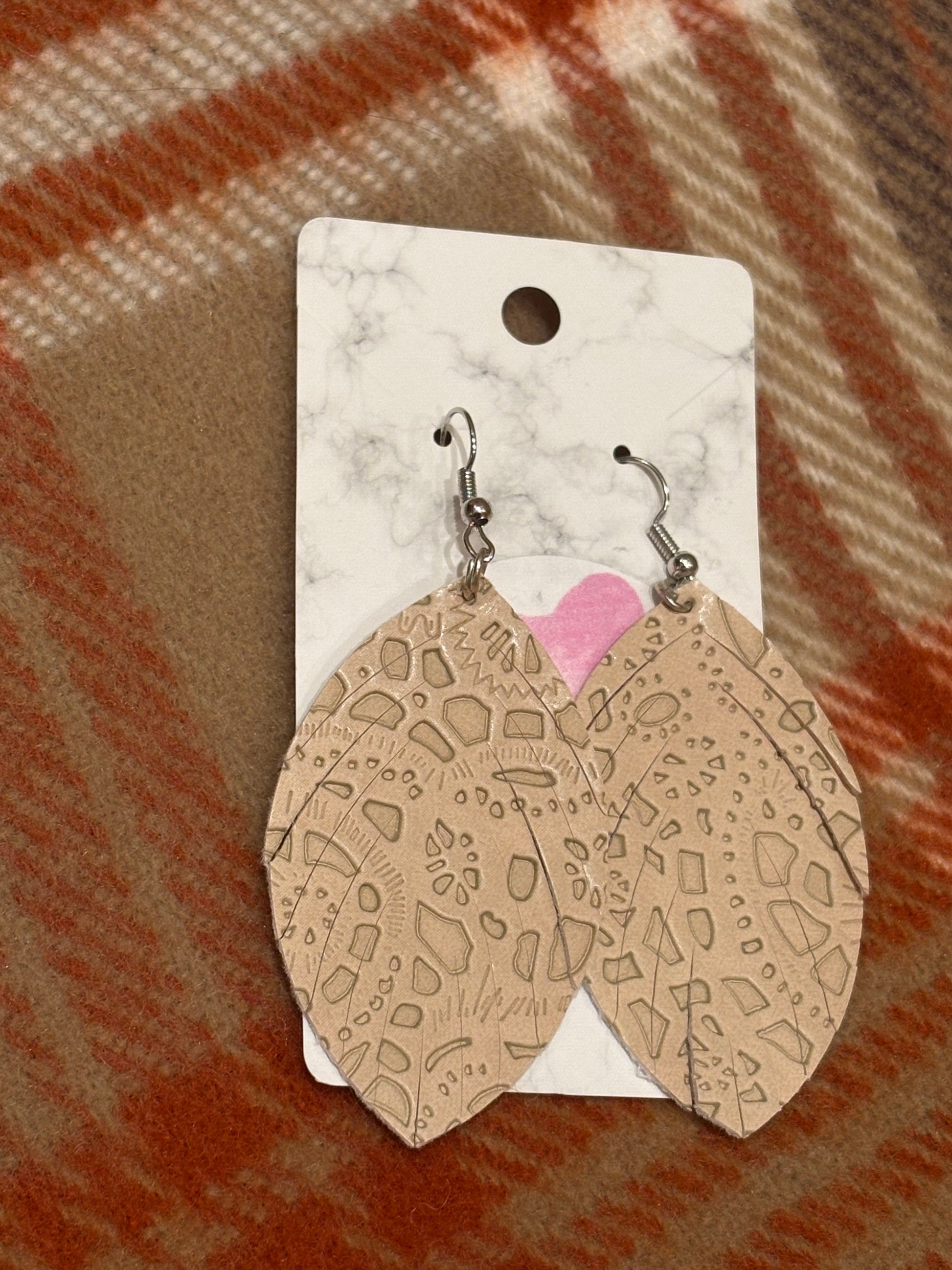 Embossed- Cream