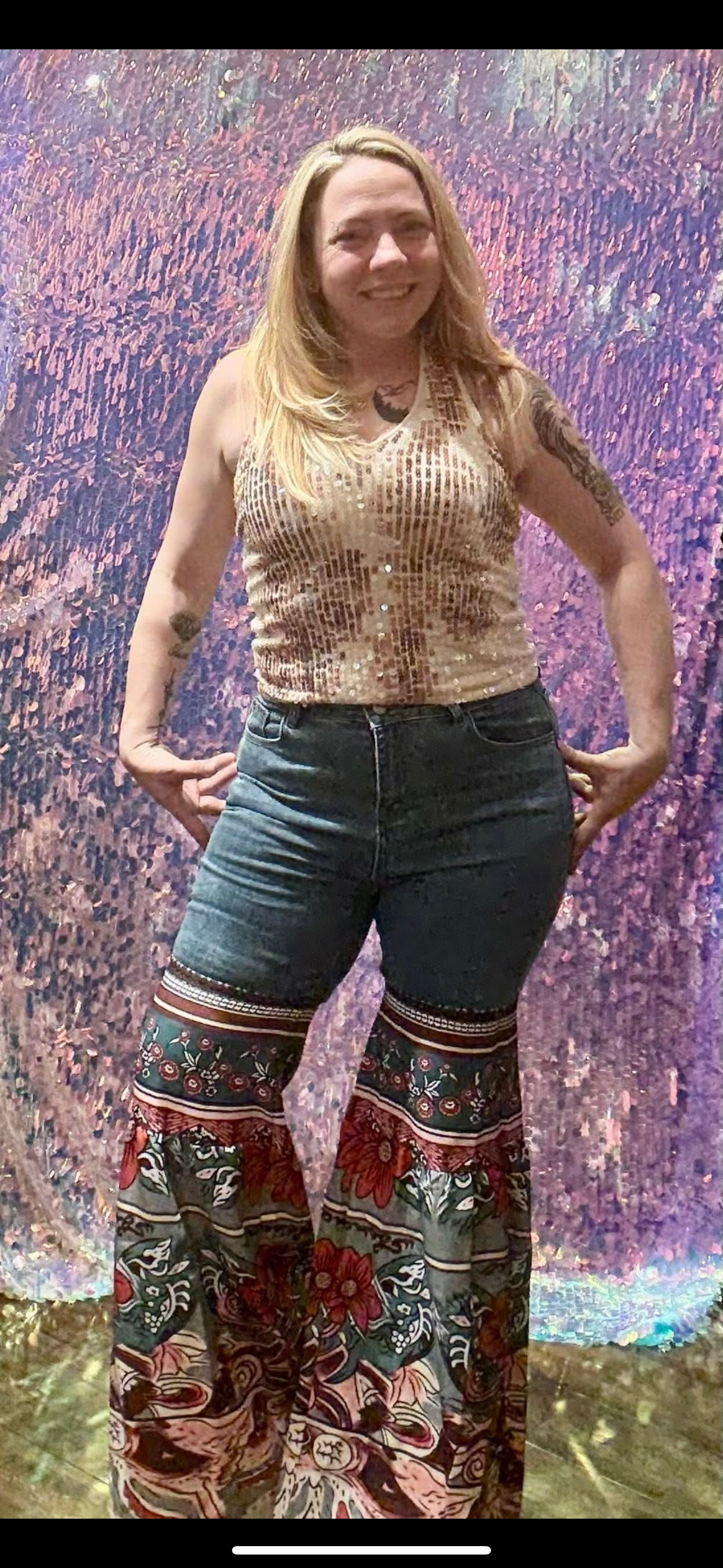 Boho Floral Flares