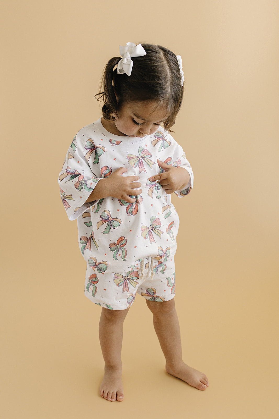 Shorts Set | Happy Bows