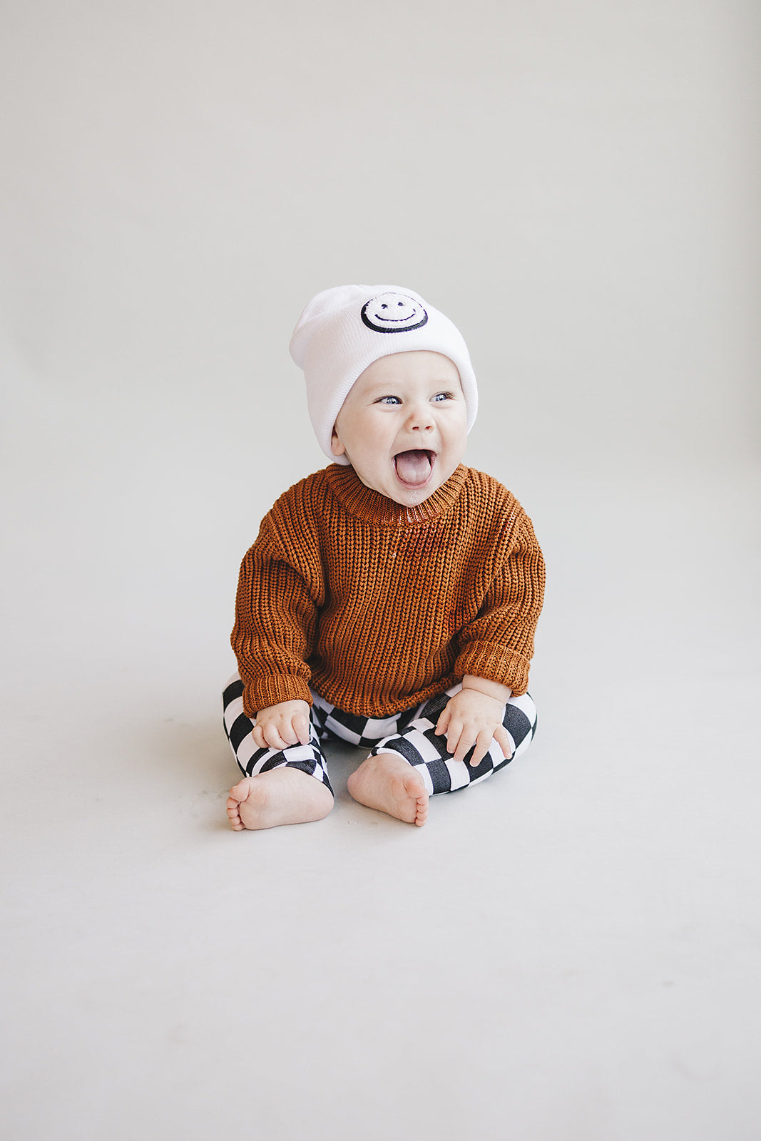 Chunky Knit Sweater | Rust