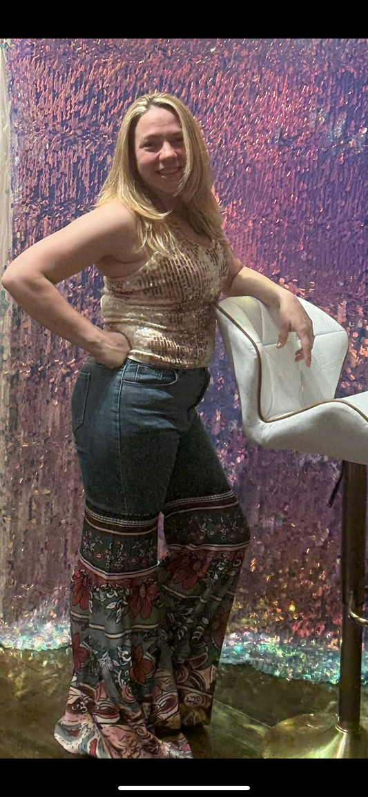 Boho Floral Flares