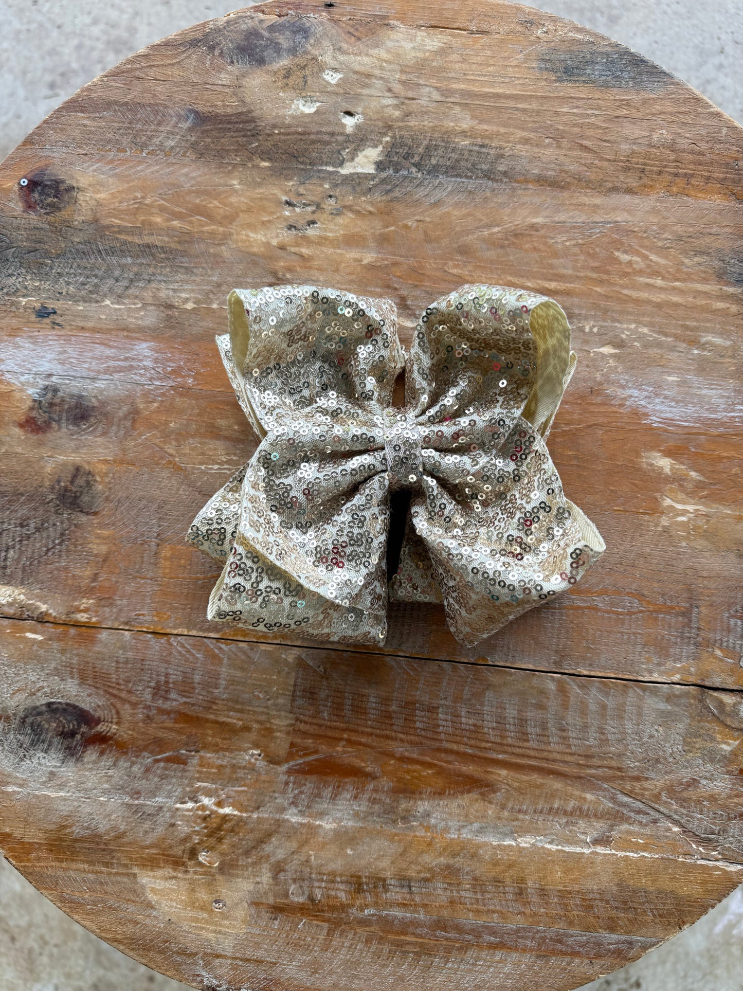 Sequin 7 inch bows (FINAL SALE)