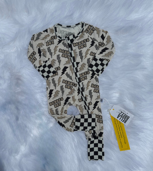 12/18 Months Daddy's Boy Ribbed Bamboo Sleeper