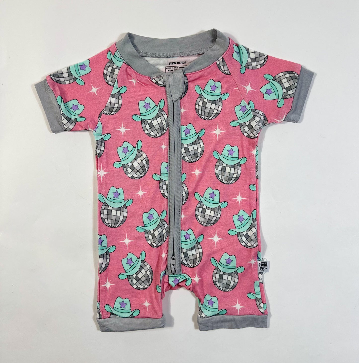3T Disco Cowgirl Bamboo Shortie Romper (FINAL SALE)