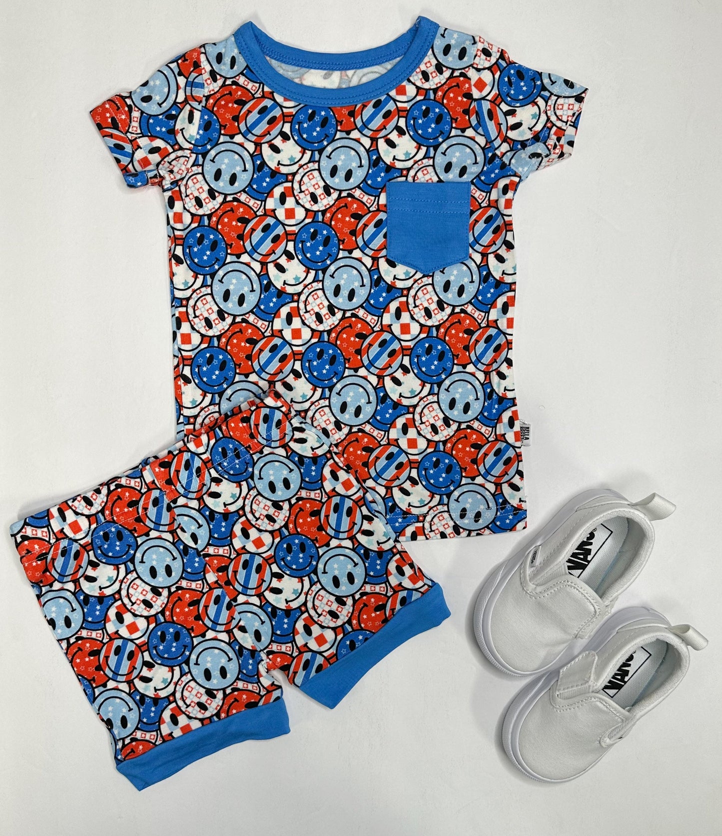 12/18 Months Smile USA Bamboo Sleep Short Set (FINAL SALE)