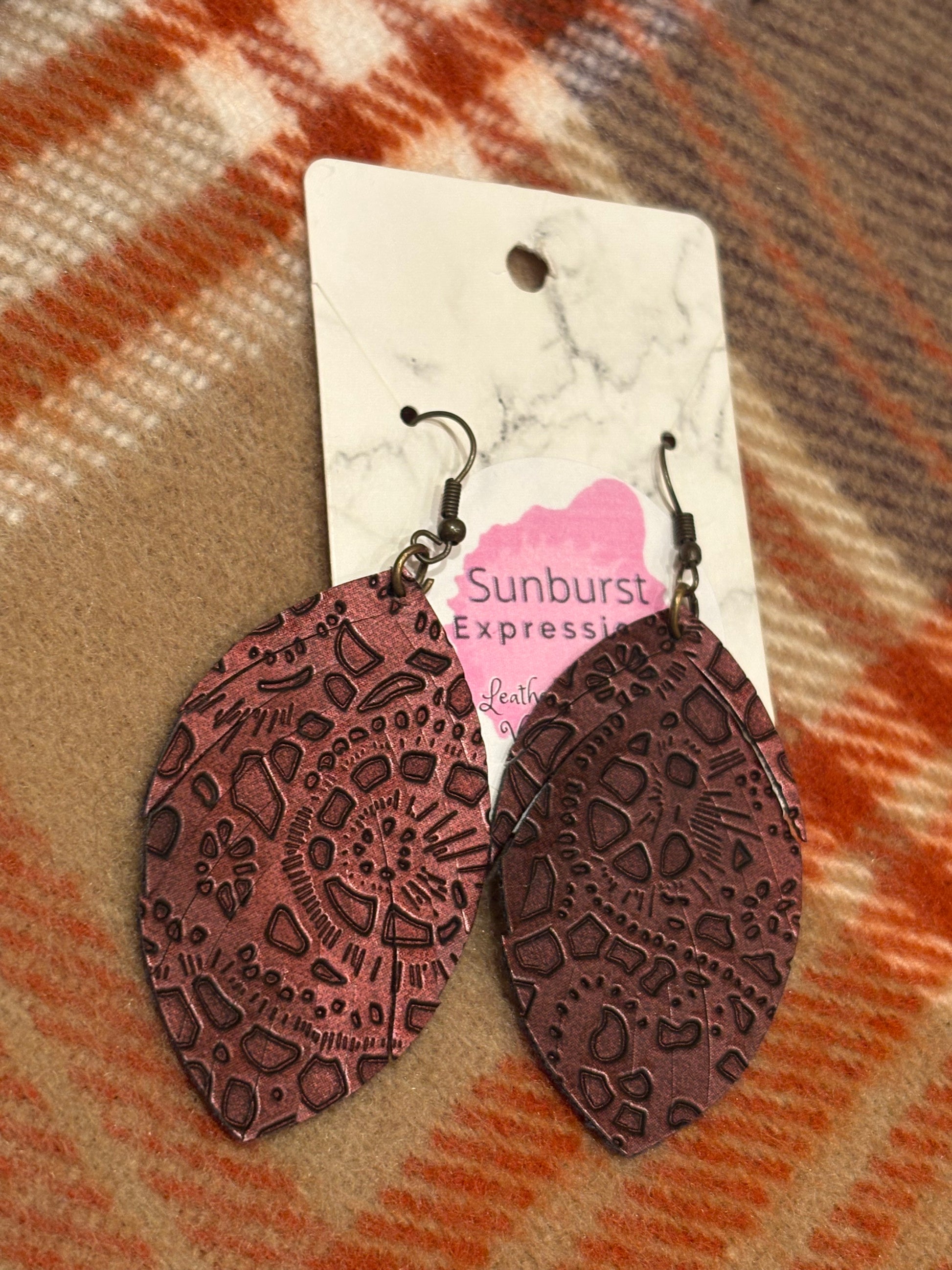 Embossed- Brown
