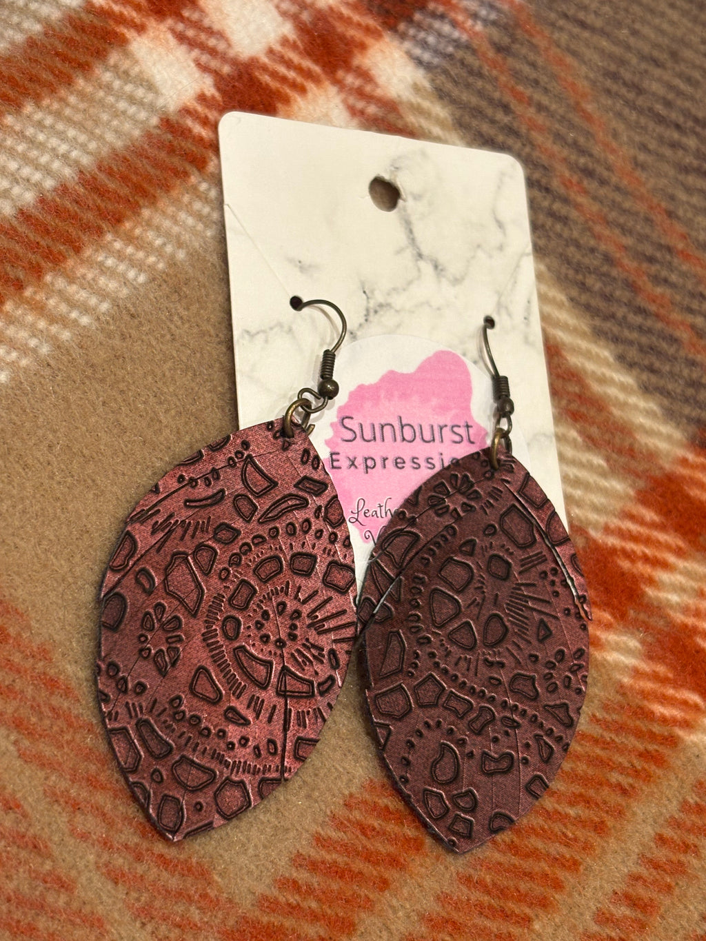 Embossed- Brown