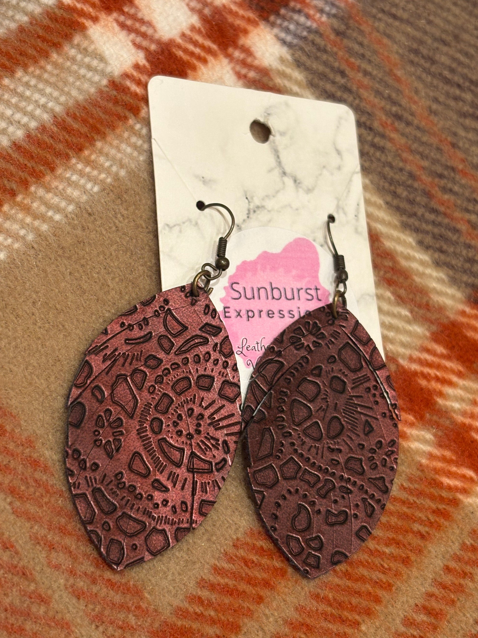 Embossed- Brown