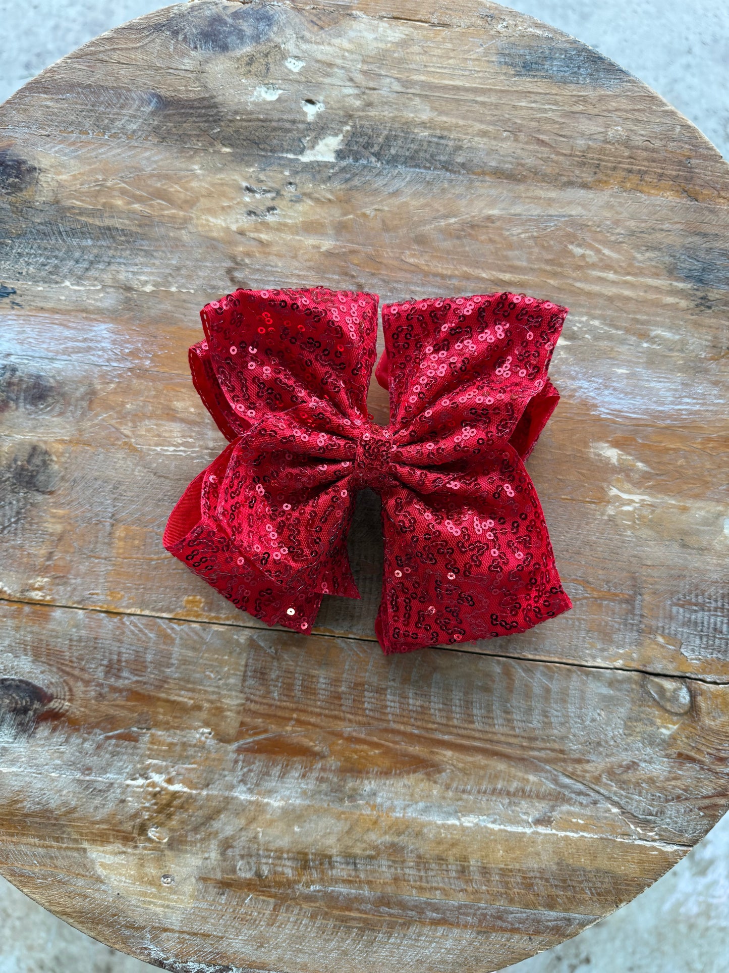 Sequin 7 inch bows (FINAL SALE)