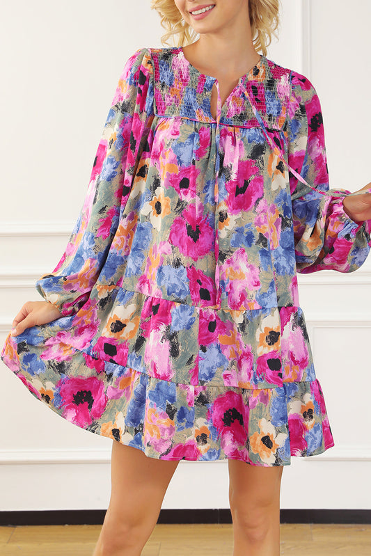 Floral Bubble Shift Dress FB