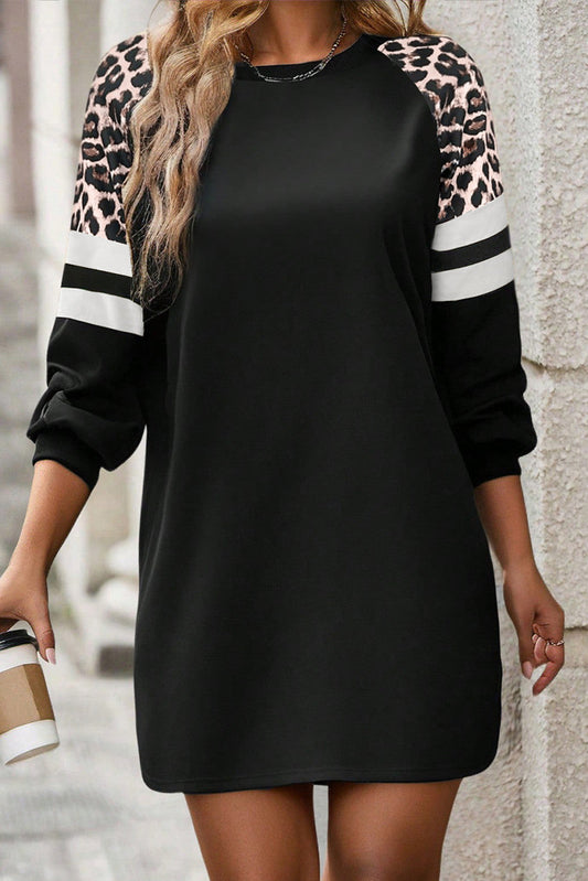 Black Leopard Dress FB