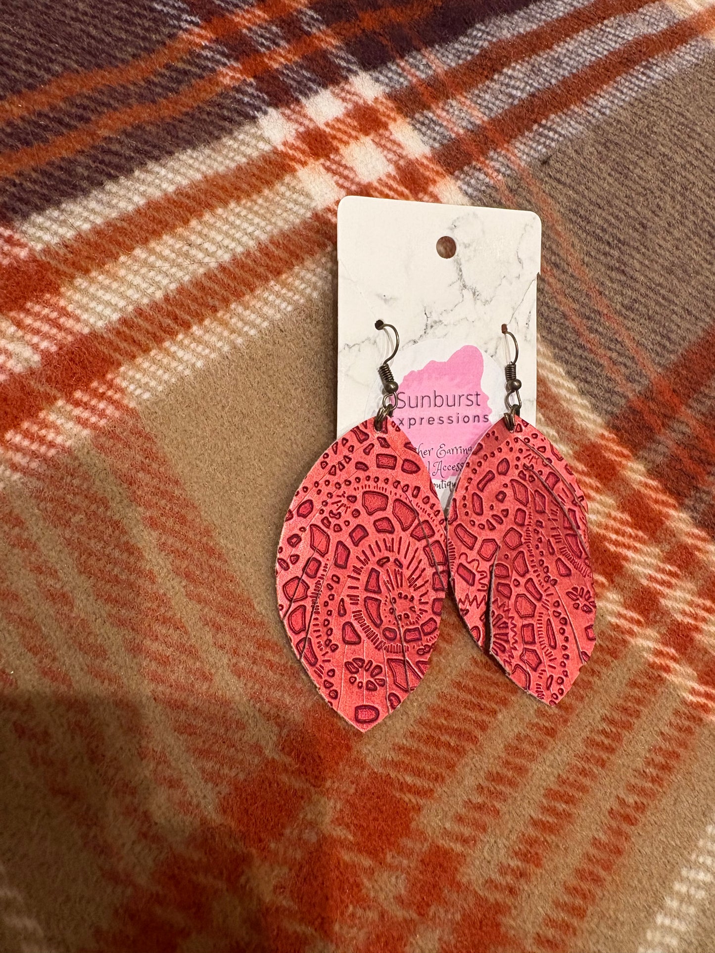 Embossed- Red