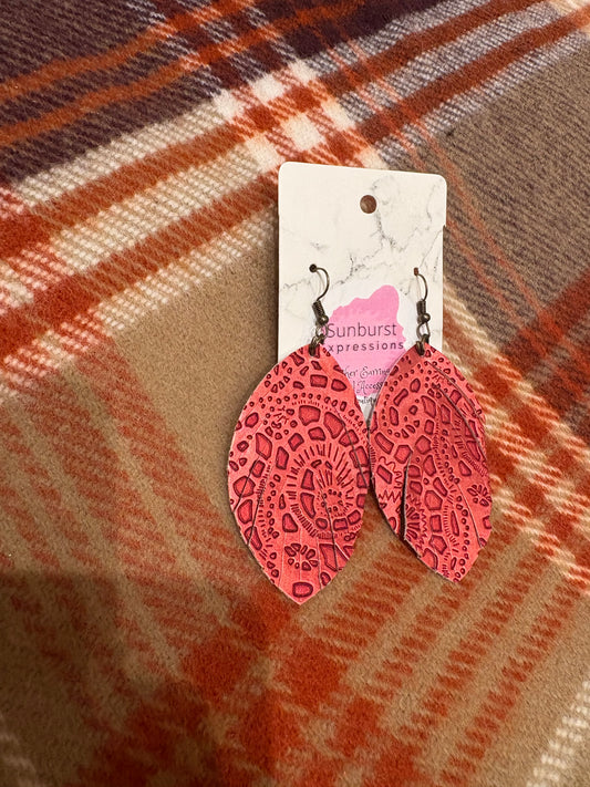 Embossed- Red