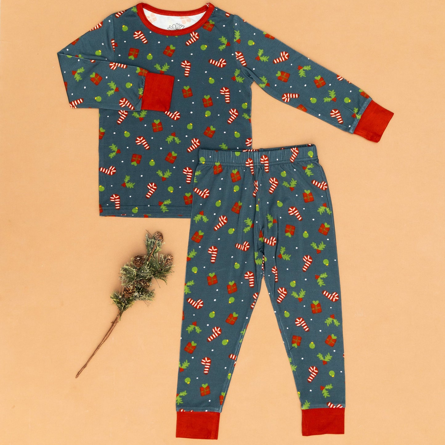SALE: Holiday Long Sleeve Bamboo Sleep Set