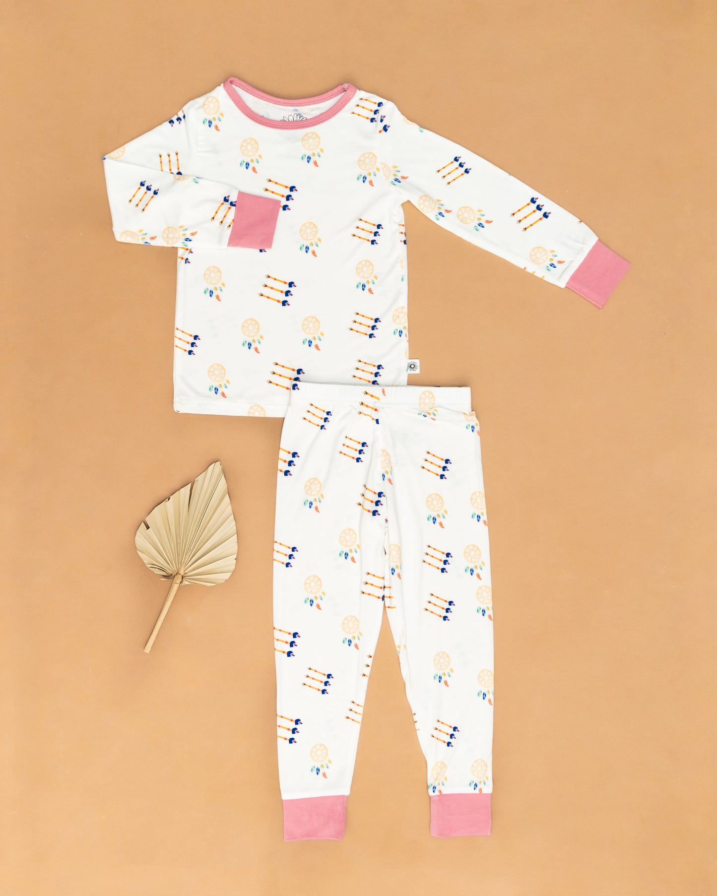SALE: Dreamcatcher Pink Bamboo Sleep Set
