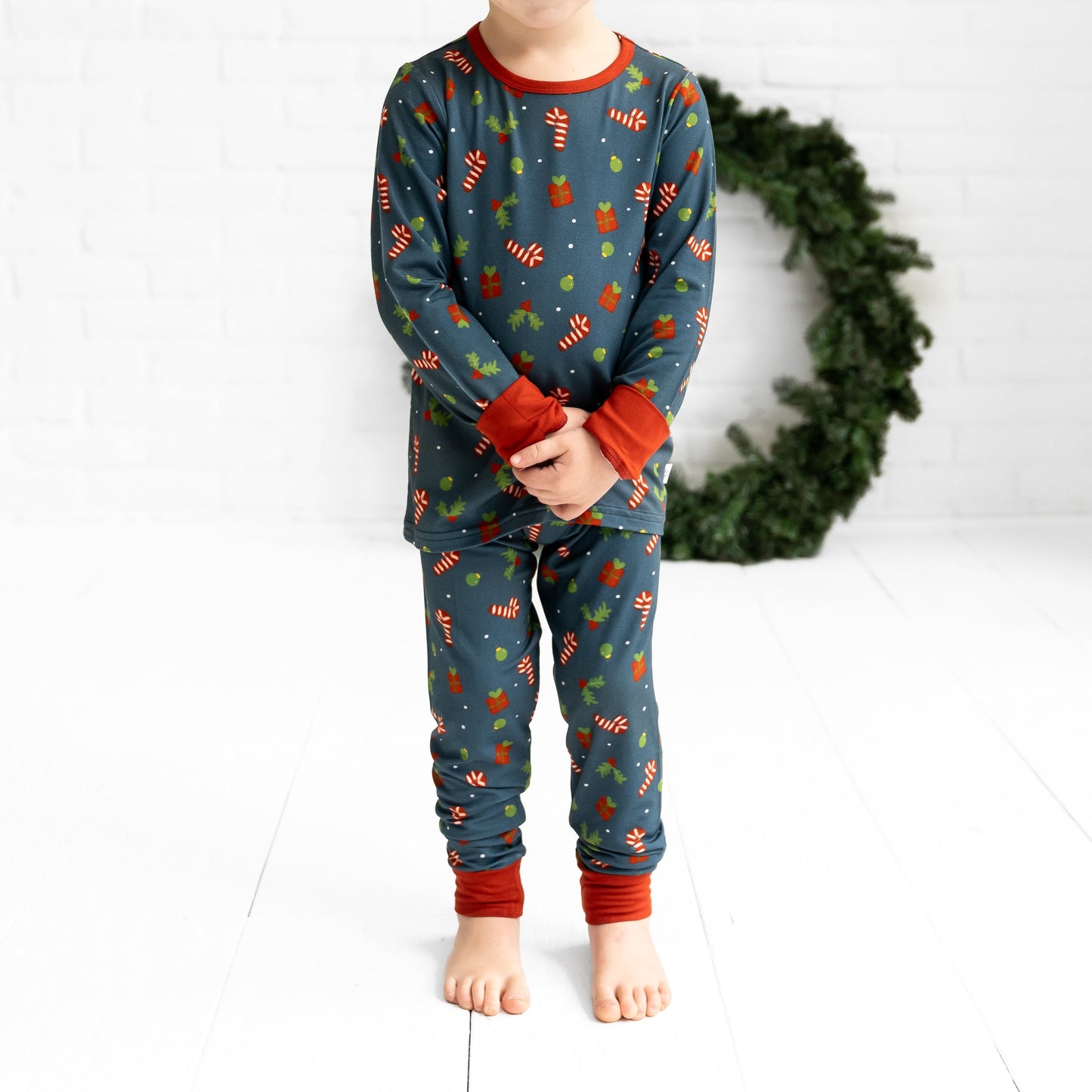 SALE: Holiday Long Sleeve Bamboo Sleep Set