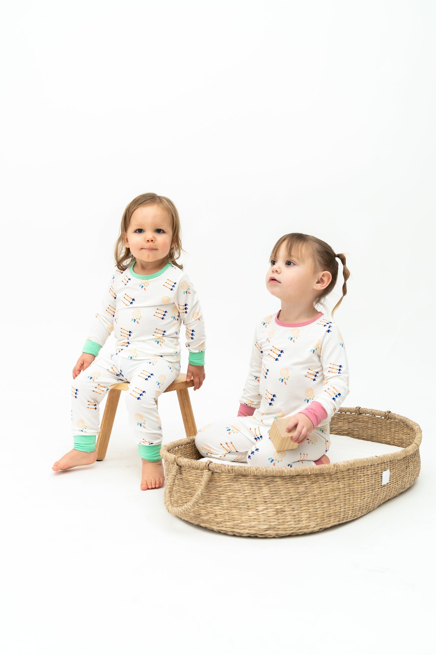 SALE: Dreamcatcher Pink Bamboo Sleep Set