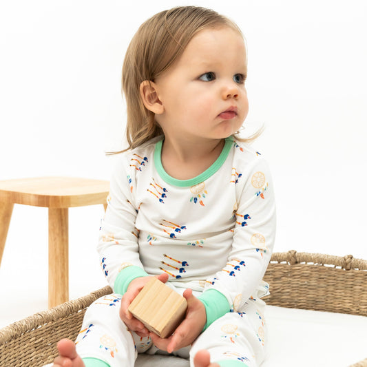 SALE: Dreamcatcher Mint Bamboo Sleep Set
