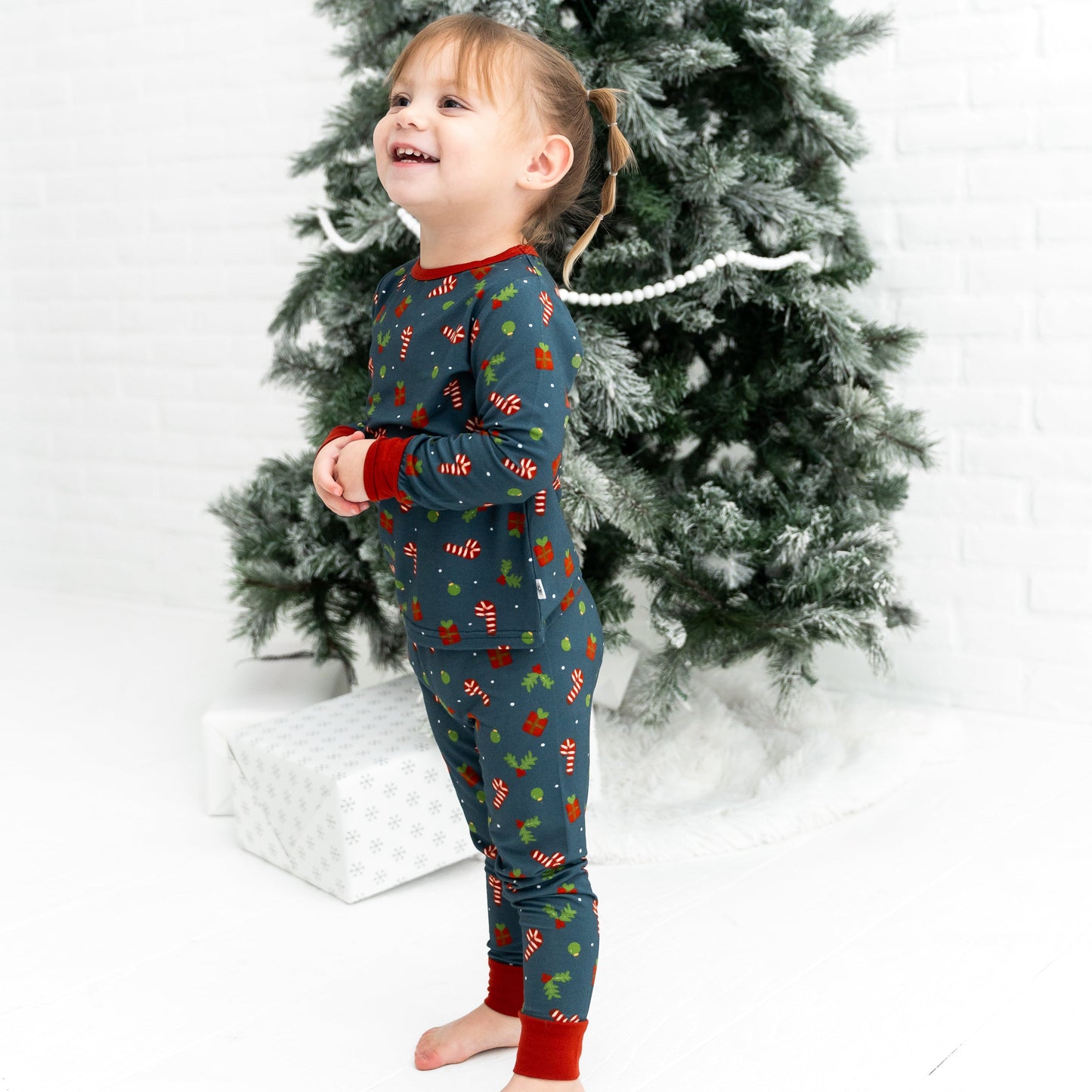 SALE: Holiday Long Sleeve Bamboo Sleep Set