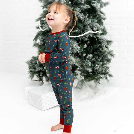 SALE: Holiday Long Sleeve Bamboo Sleep Set