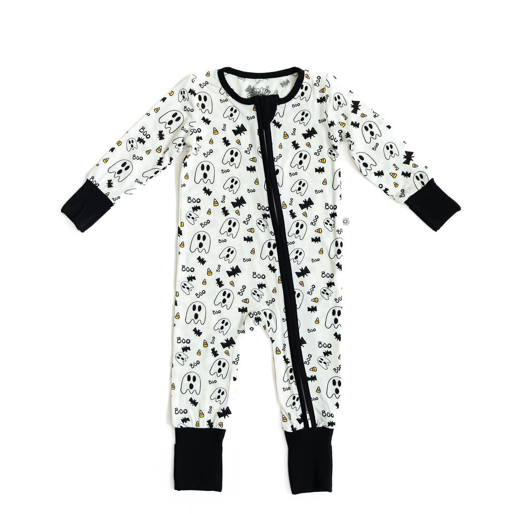 SALE: Halloween Black Trim Onesie