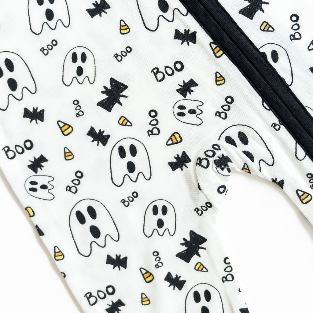 SALE: Halloween Black Trim Onesie