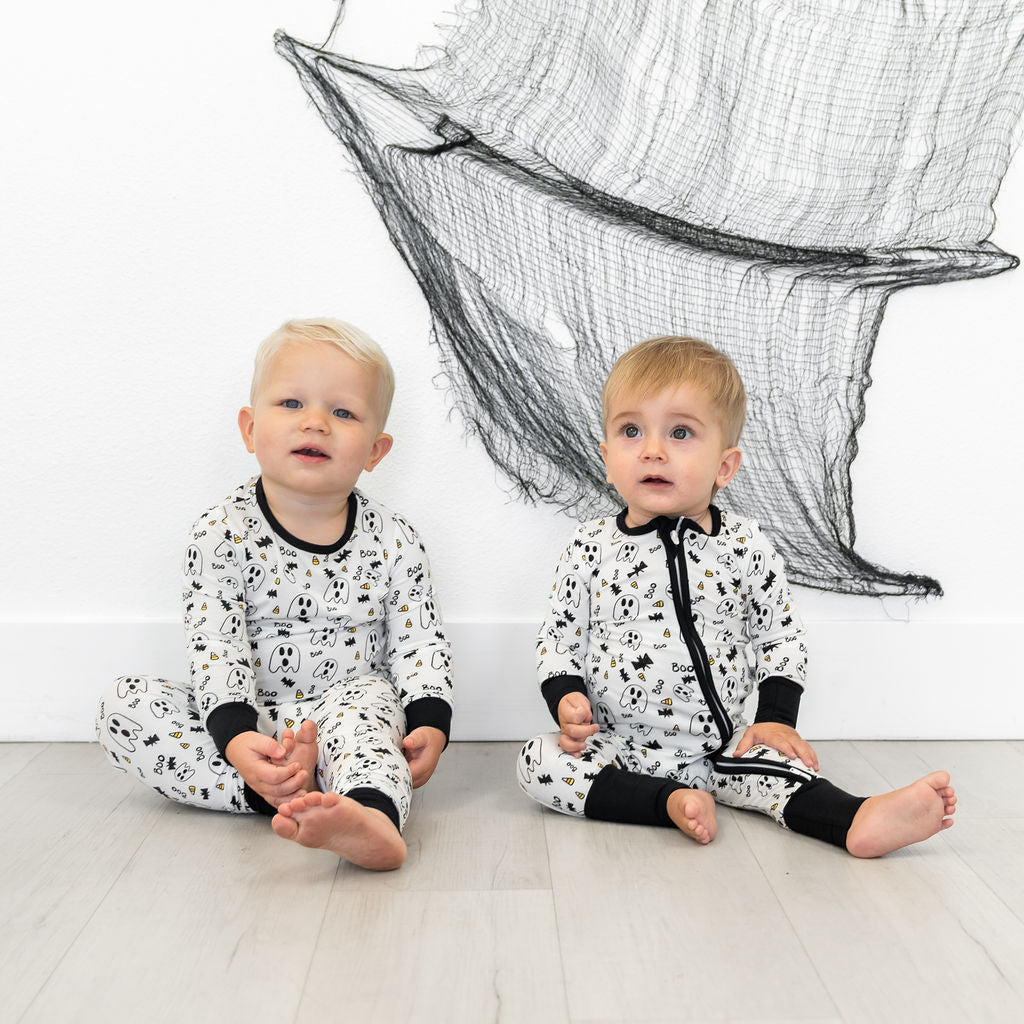 SALE: Halloween Black Trim Onesie