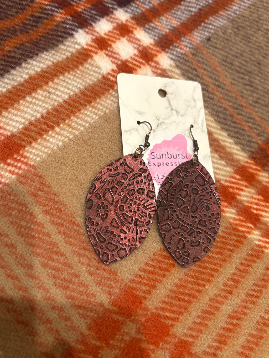 Embossed- Brown