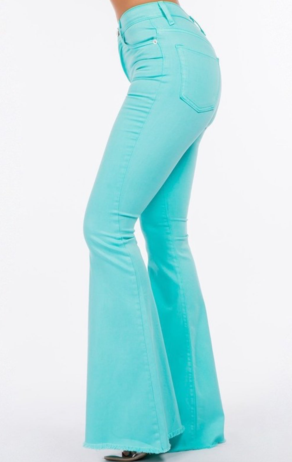 Turquoise Bell Bottoms (32 Inseam)