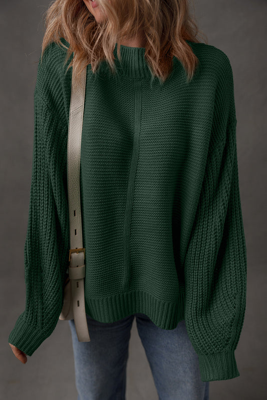 Front Seam Loose Sweater *TWO COLORS*  FB