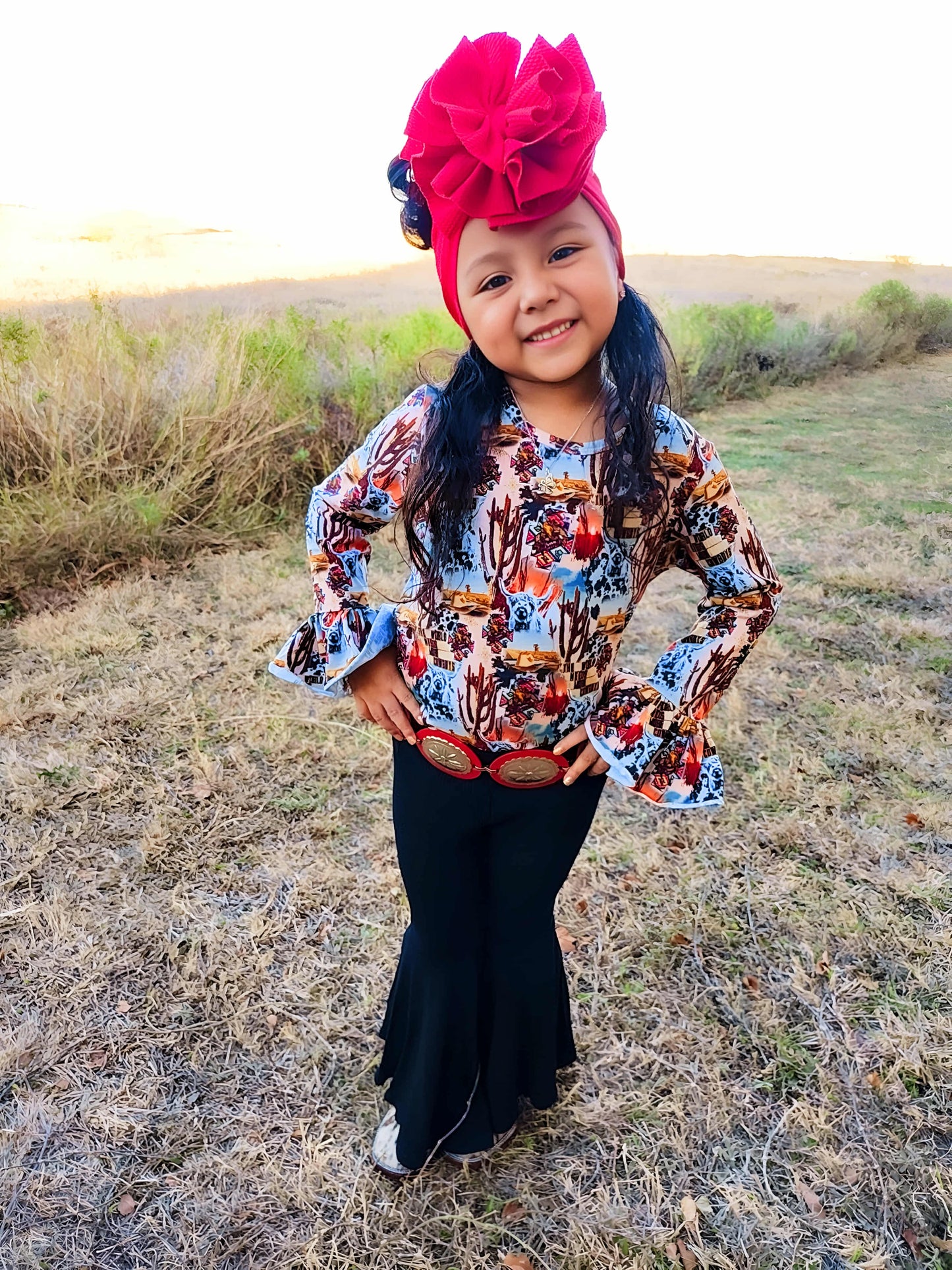 Basic but Bold Double Bell Bottoms