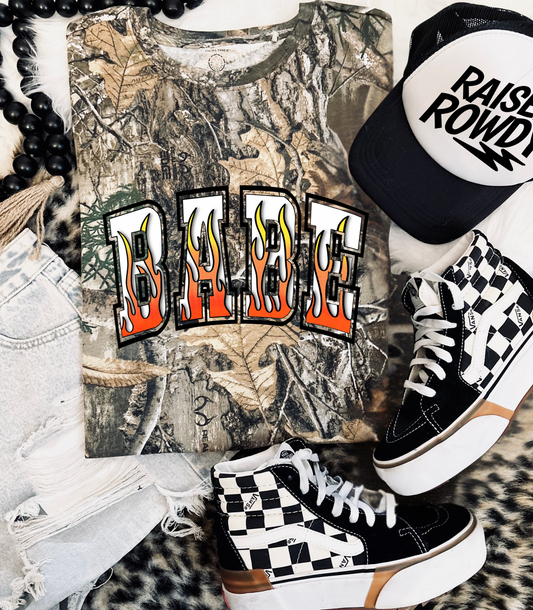 BABE camo Tee