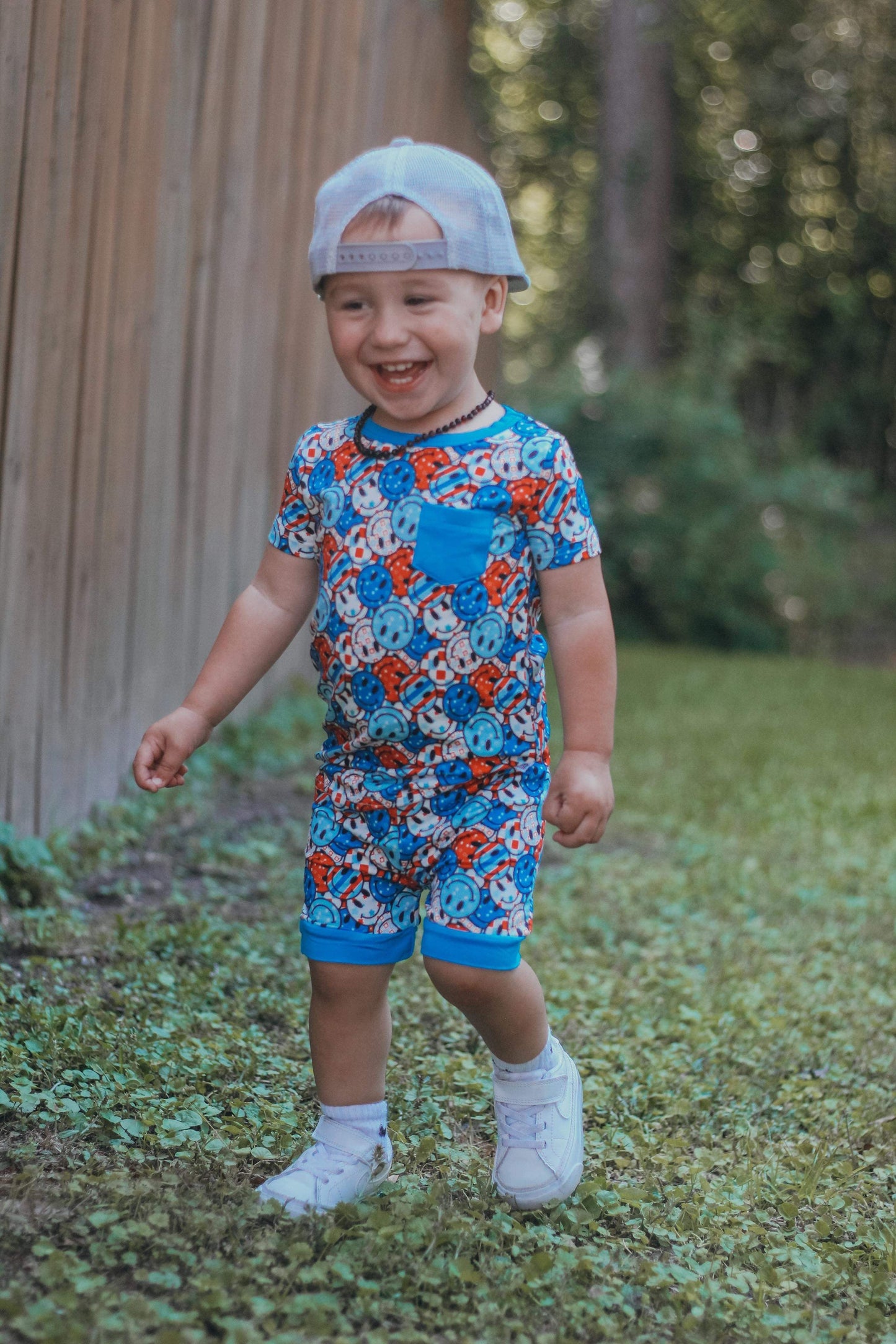 12/18 Months Smile USA Bamboo Sleep Short Set (FINAL SALE)