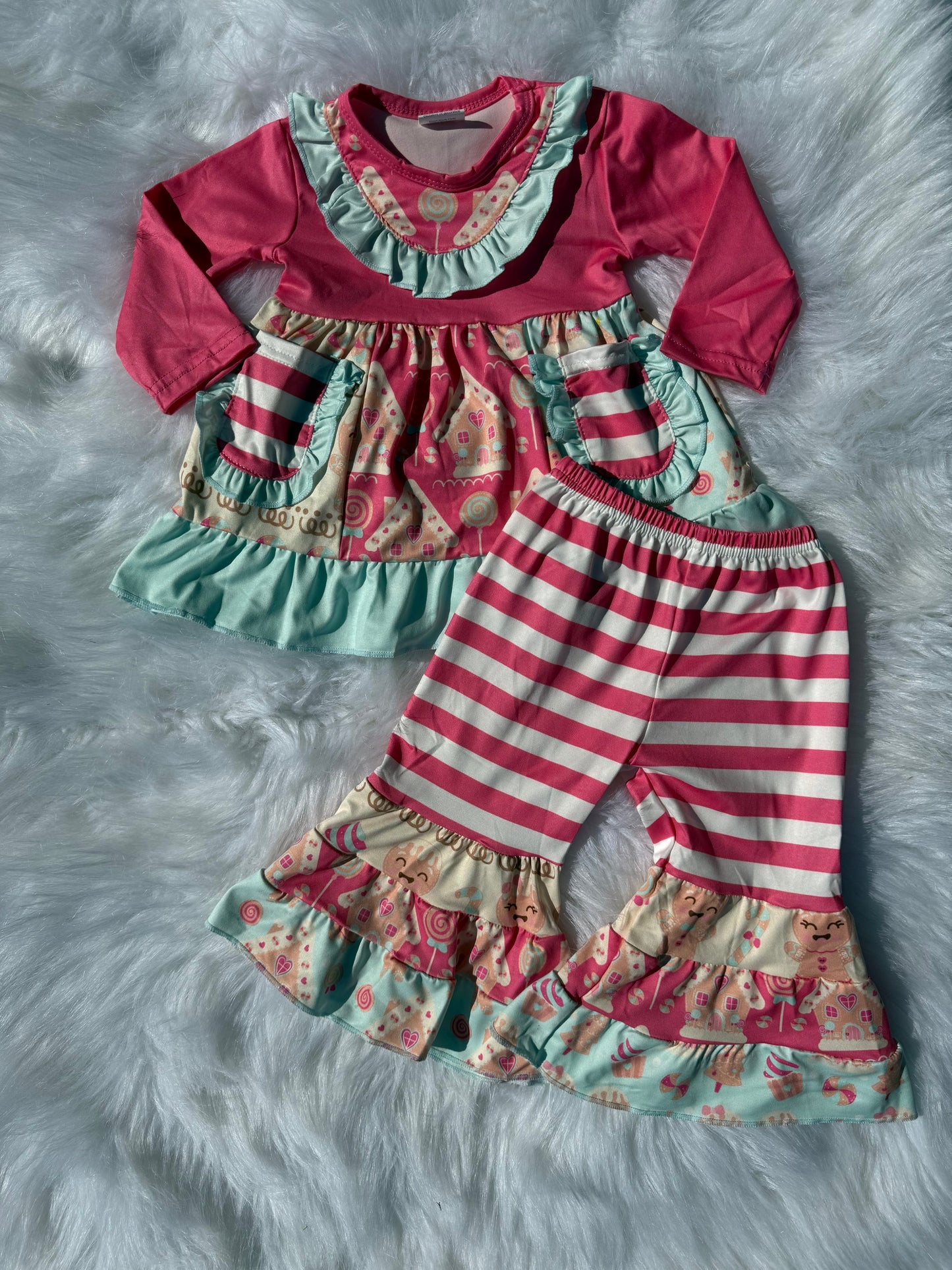 Girls 10/12 Candyland Pant Set (FINAL SALE)