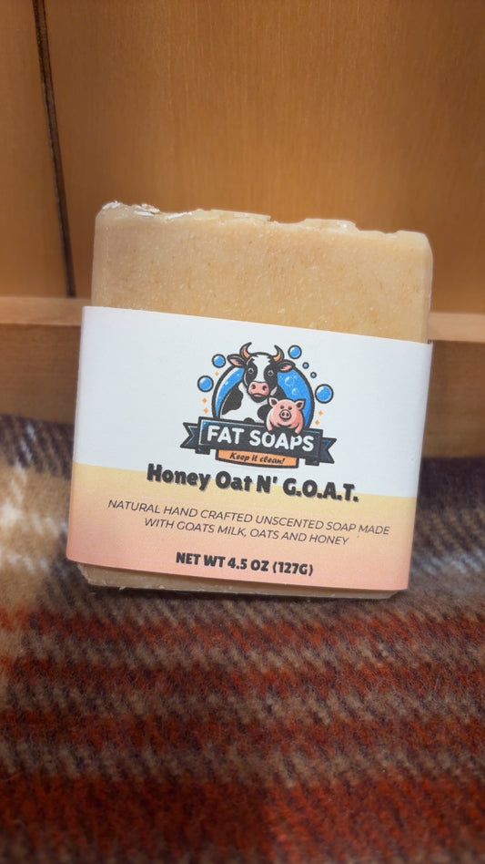 Honey Oat N' G.O.A.T. Tallow Soap Bar