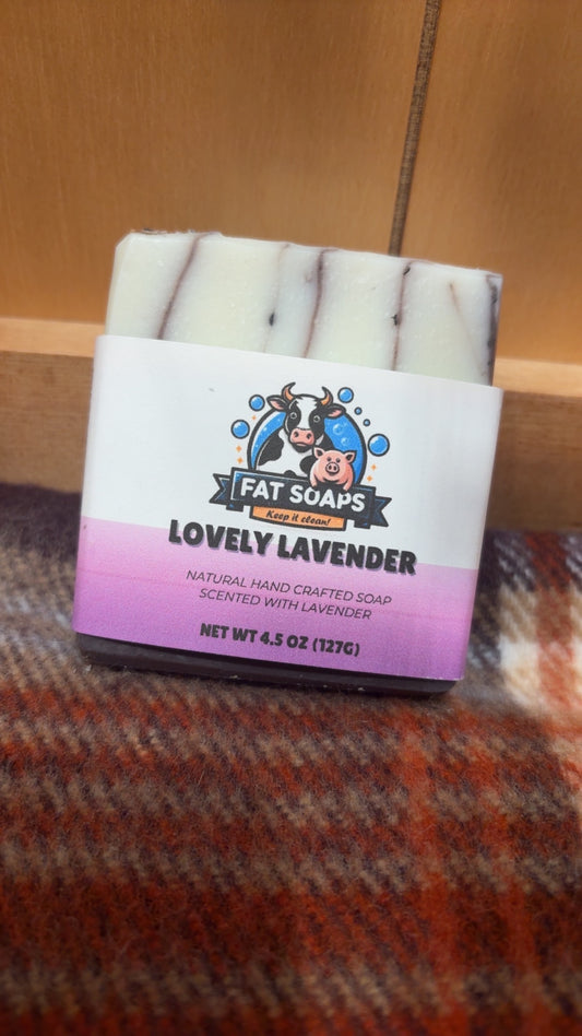 Lovely Lavender Tallow Soap Bar