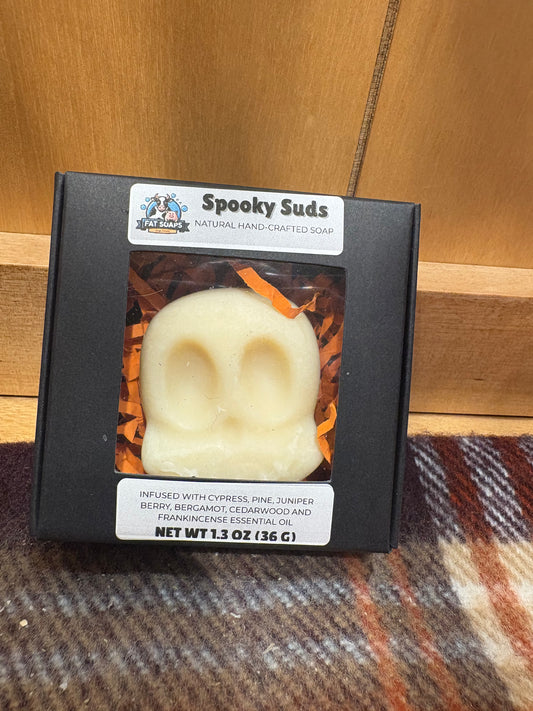 Halloween Spooky Suds Beef Tallow Hand Soap – White Skull